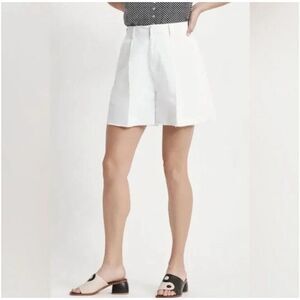 Brixton Womens Victory Trouser Shorts White‎ Pleated Size 31 New Free People